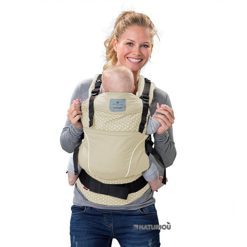 Manduca Bellybutton WildCrosses Sand baby carrier ergonomic