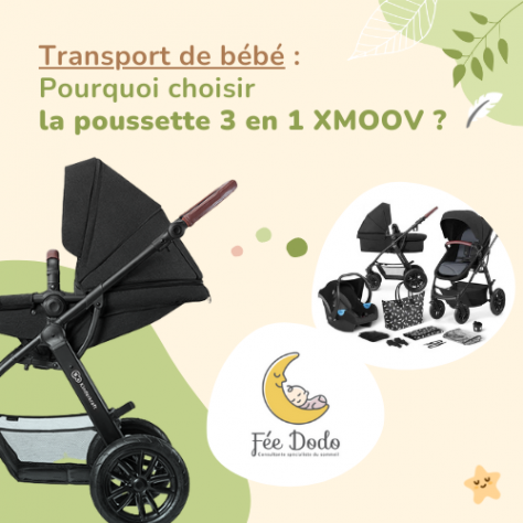 Kinderkraft XMoov - Poussette 3 en 1 (Nouvelle version)