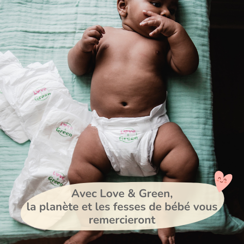 Love and Green Pure Nature Pack 4x18 Culottes taille 5 (12 - 18kg)
