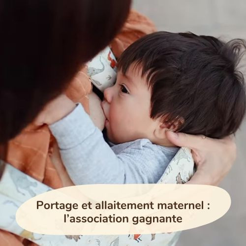 Portage et allaitement maternel : l’association gagnante